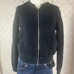 Gap textured true black Sweater/Jacket (XS)